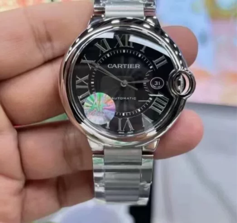 闲置出个卡地亚+蓝气球+42mm男士机械表...