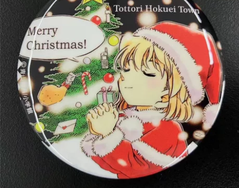 名侦探柯南鸟取圣诞吧唧周边自制徽章灰原哀许...