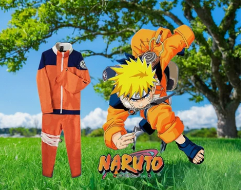 鸣人cos服火影忍者漩涡鸣人cosplay...