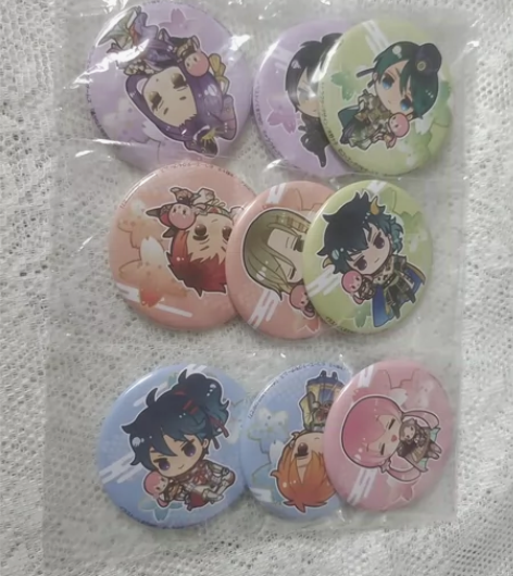 遥远时空中7 特典吧唧套装 可直拍。