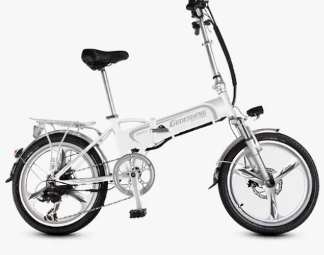 正步折叠电动自行车锂电池助力迷你成人电瓶车...