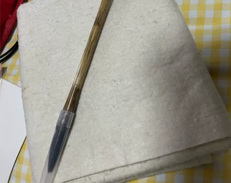 六品堂羊毛毡垫+棕竹狼毫毛笔中号 30块 ...