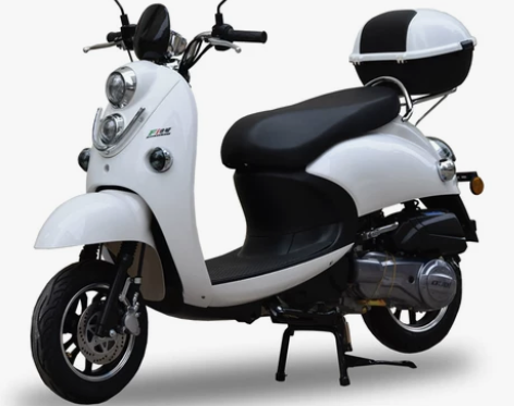 ?小龟王125踏板摩托车助力车燃油摩托国三...