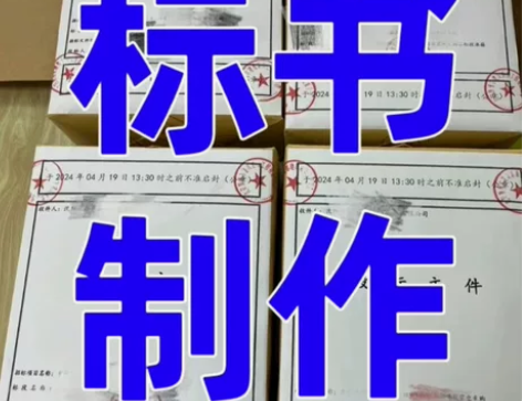 代做标书，投标文件，陪标，工程/采购/服务...