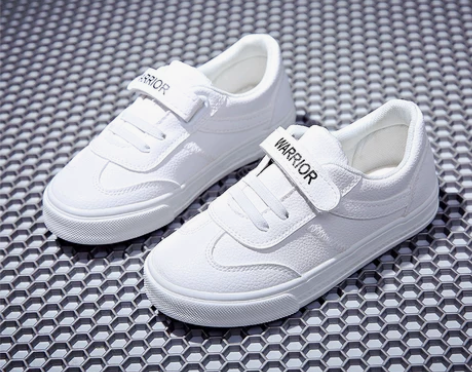 回力童鞋儿童帆布鞋2023秋季皮面小白鞋男...