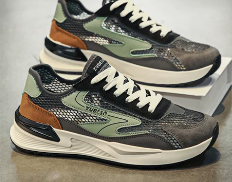 2024夏季运动男鞋透气大网薄款网鞋休闲潮...