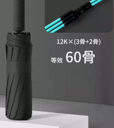 60骨全自动雨伞全新品牌推荐的爆款雨伞超大...