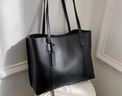 大包包女潮简约大容量软皮托特包休闲百搭单肩...