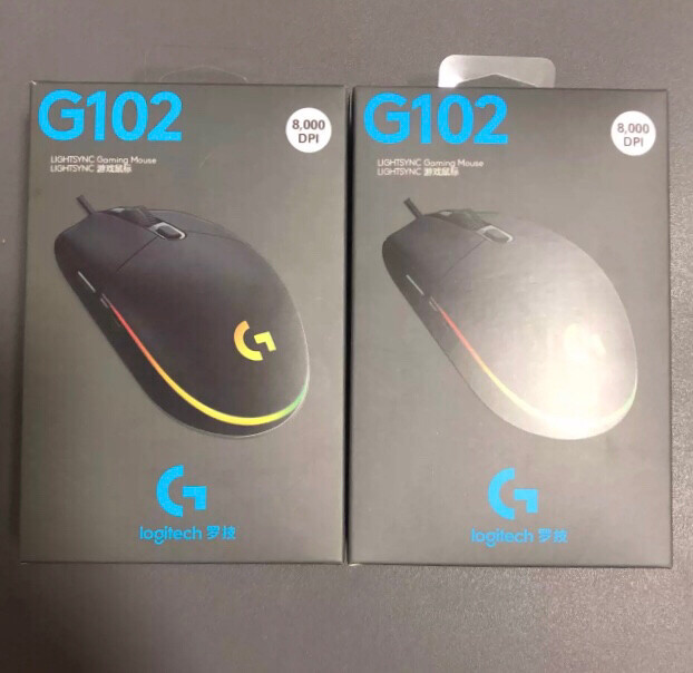 全新罗技g102有线游戏鼠标二代罗技RGB...