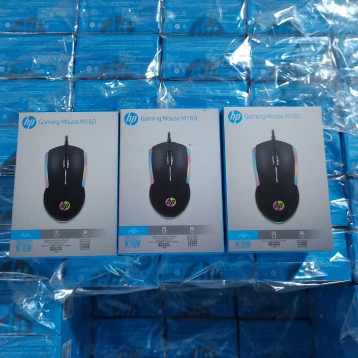 【全新包邮】惠普M160游戏办公鼠标发光鼠...