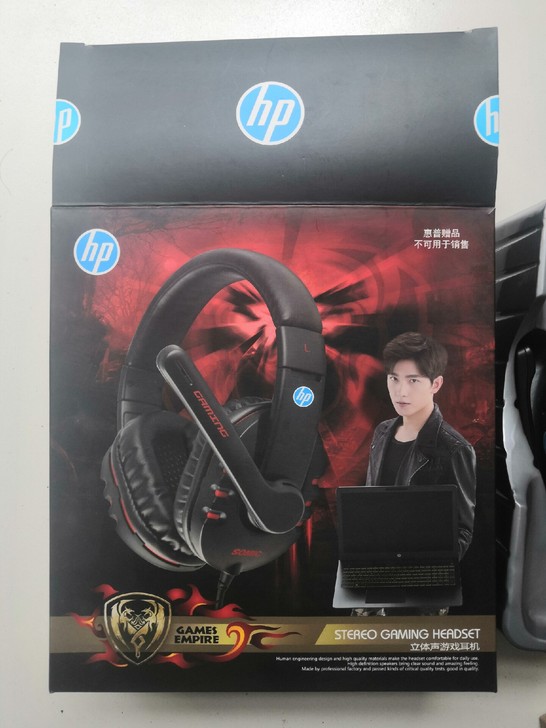 惠普全新头戴式耳机，成色实拍如图，全新未使...
