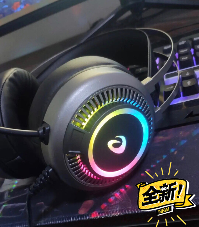 达尔优台式电脑头戴式耳机耳麦