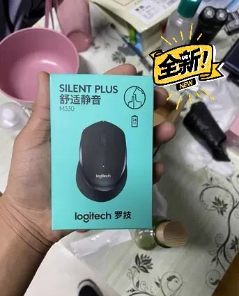 包邮全新Logitech/罗技M330静音...