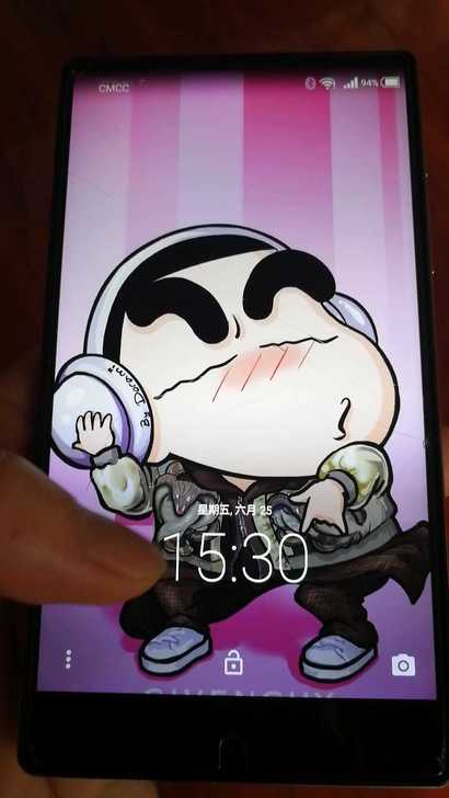 夏普404sh 功能全好，就后盖花，前边碎...