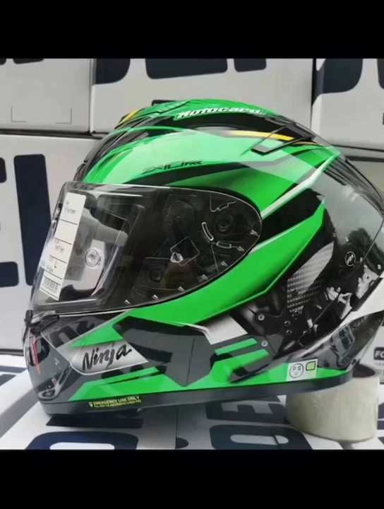 SHOEI X14川崎头盔粉加藤雅马哈60...