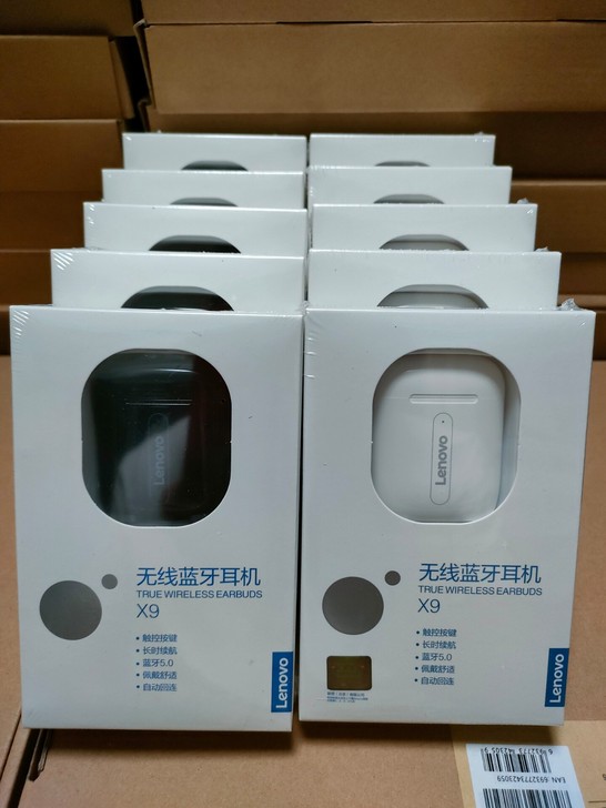 联想X9真无线蓝牙耳机降噪运动入耳式单双耳...