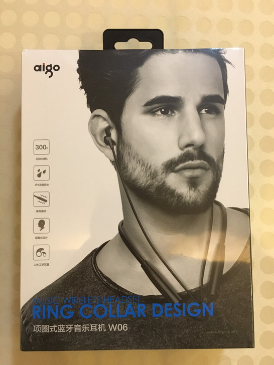 aigo爱国者项圈式蓝牙音乐耳机W06 1...