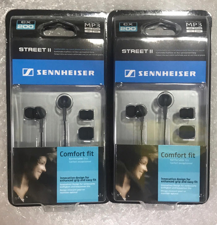 森海塞尔CX200原装正品重低音入耳式立体...