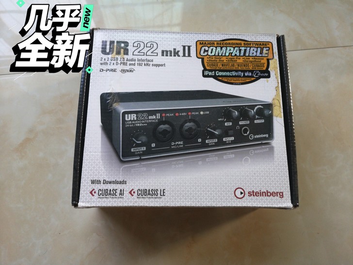 雅马哈ur22mk2录音编曲声卡