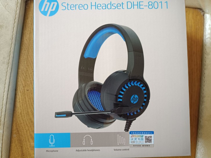 惠普耳机,几乎没用过,放家里没动