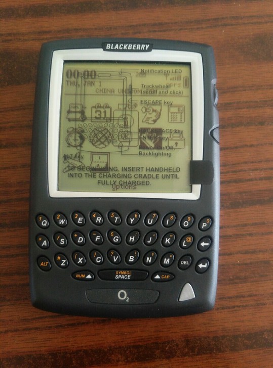 老手机收藏经典黑莓5820