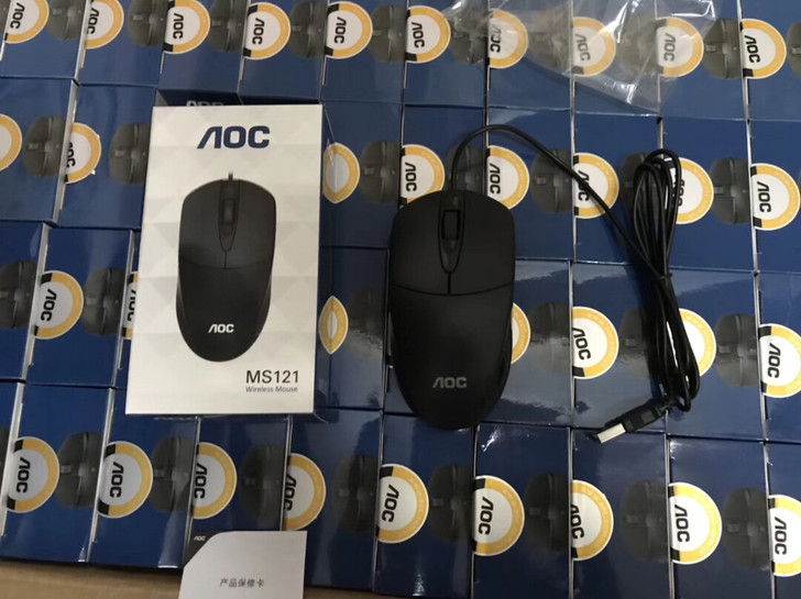 全新AOCMS121有线鼠标，大量库存现货...