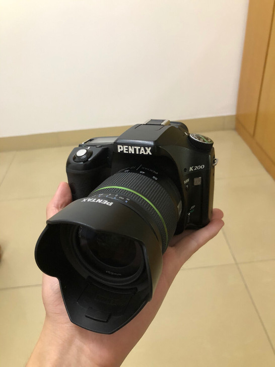 宾得k200d，带宾得18-55wr绿圈防...