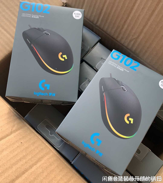 罗技G102二代有线游戏电竞鼠标RGB灯光...