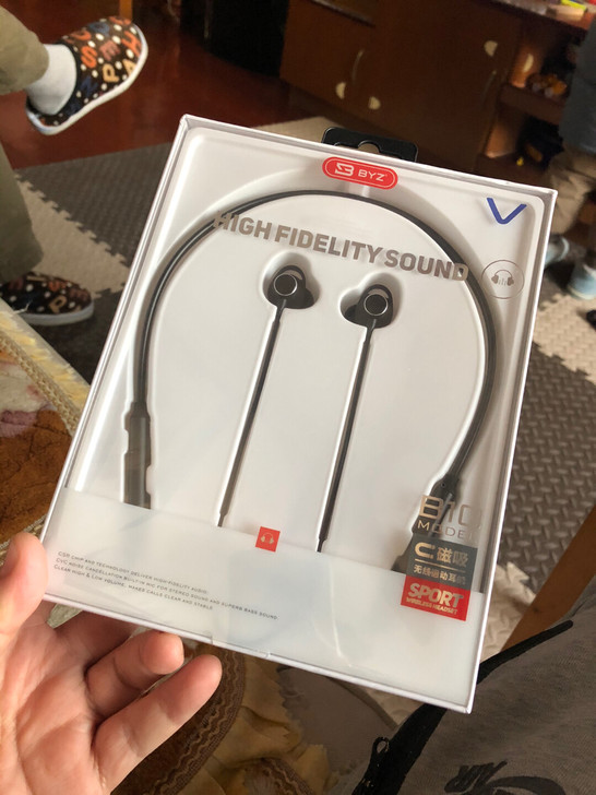 爱国者BYZ B10蓝牙耳机运动无线黑色