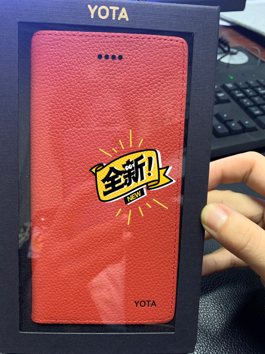 yota3手机官方牛皮套 保护套 保护壳