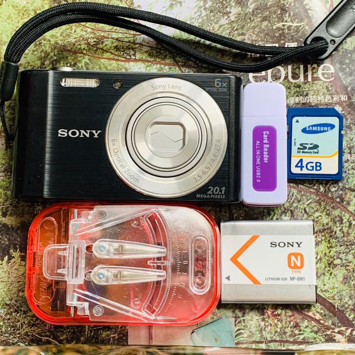 索尼 w810 复古 CCD 数码相机 卡...