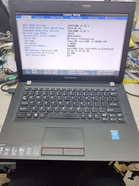 联想 Thinkpad 昭阳 K2450 ...