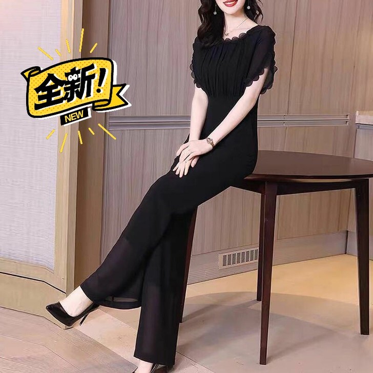 【全新 包邮】雪纺连体裤女夏2021新款韩...
