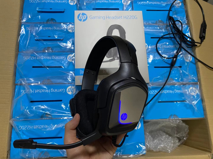 全新原装惠普H220G有线游戏头戴式耳机耳...