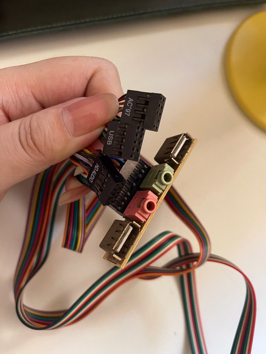 台式机机箱前面板USB音频