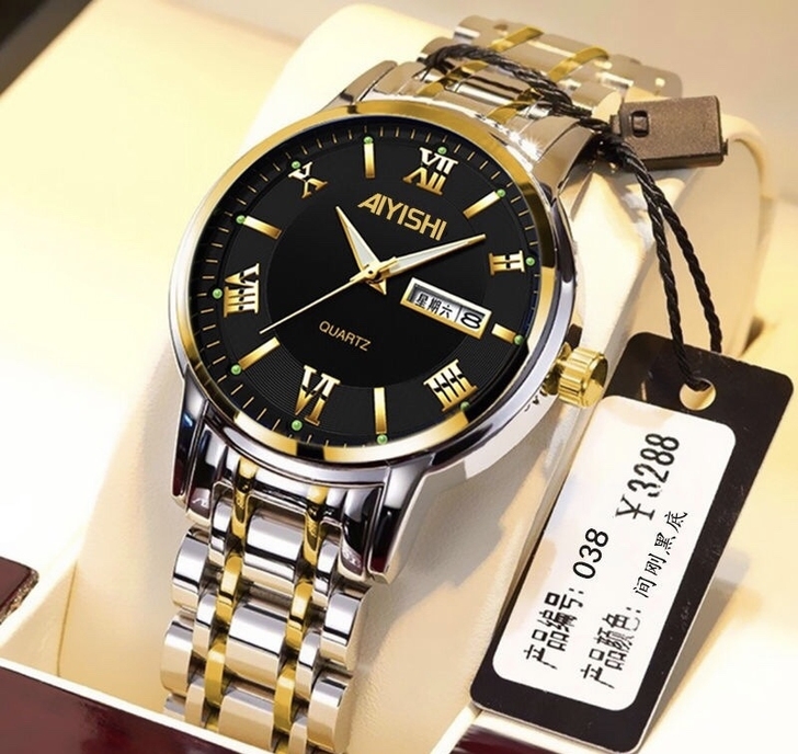 《全新转让》正品瑞士全自动机芯手表男士日历...