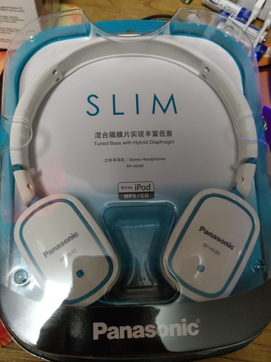 松下耳机，全新未拆封，rp－hx40