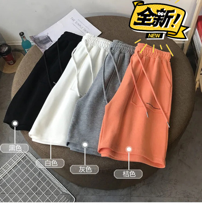 限时特惠 运动短裤女夏宽松直筒卫裤学生百搭...