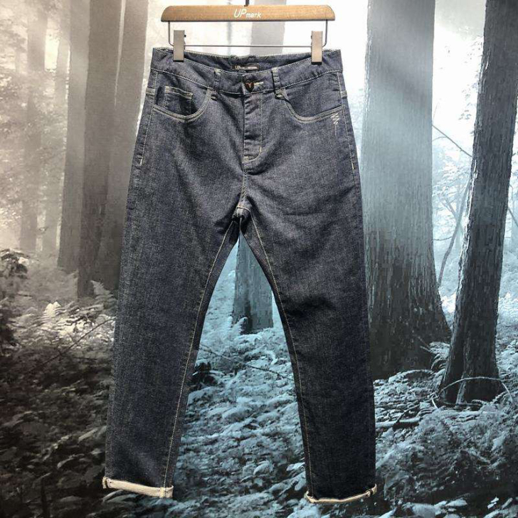 银泰入手穿过一次男士九分牛仔裤