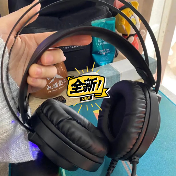 全新HP惠普头戴式电脑耳机电竞游戏耳麦带麦...