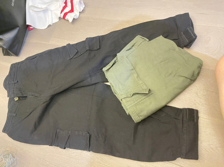 两条女士工装裤 115斤左右穿