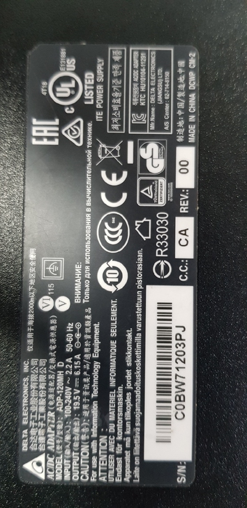 台达电源19V 6.15A 普通接口