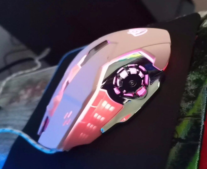 电脑游戏静音笔记本必备牧马人电竞有线发光鼠...