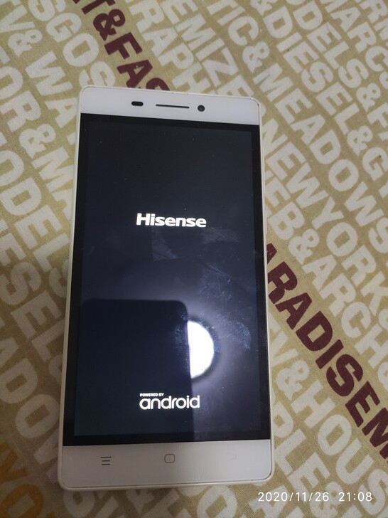 一台闲置海信智能手机
