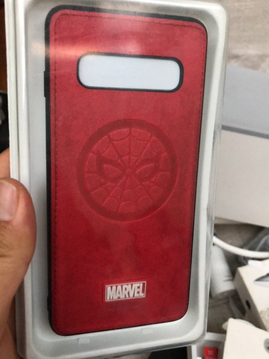 三星s10漫威保护壳，蜘蛛侠款，全新未用。