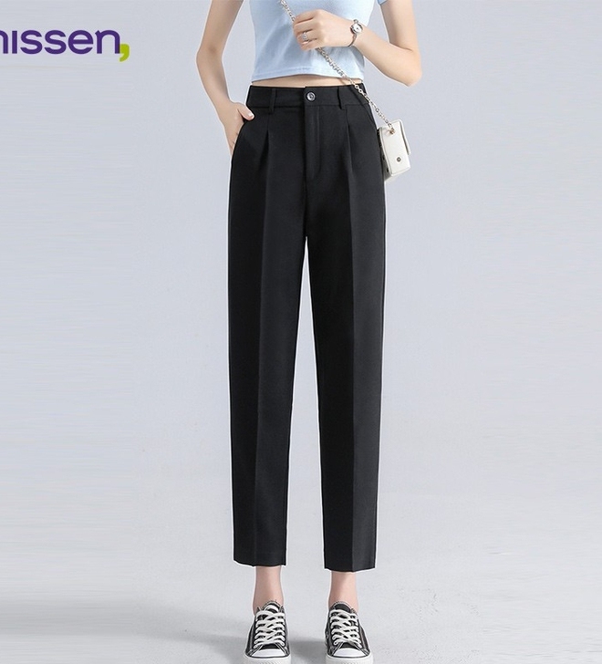 女休闲裤哈伦裤西裤