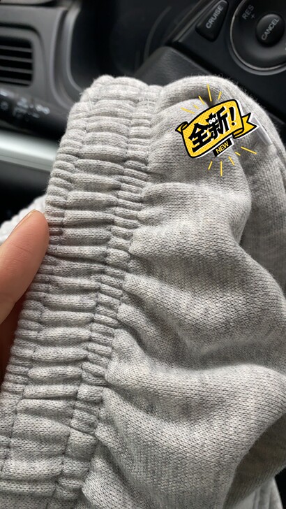 100%纯棉全新男纯棉休闲运动裤直筒宽松休...