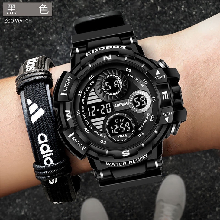 独角兽儿童电子表男童男孩防水防摔学生运动手...