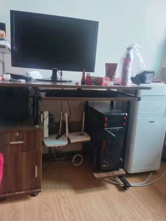 全套电脑，配置够用，三星22寸显示器，带音...