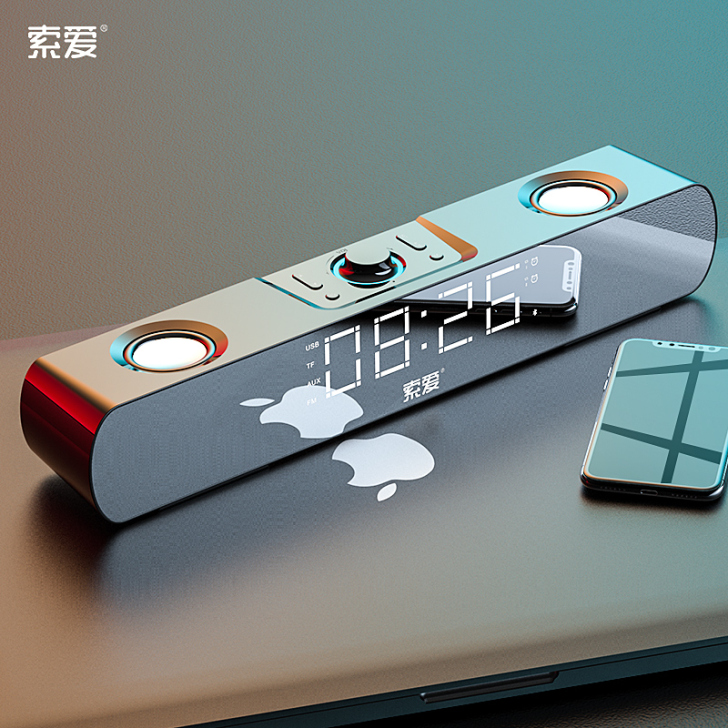 索爱SH16电脑音响台式机家用小型蓝牙音箱...
